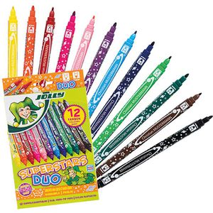 Produktbild für Filzstifte Jolly Superstars Duo, 4425-0001