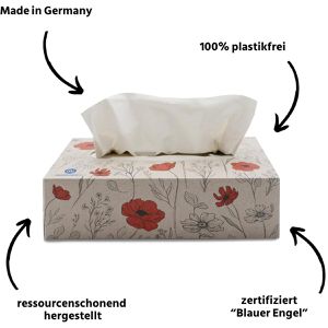 Produktbild für Taschentücher Oecolife Poppy Flowers, Box