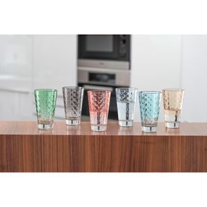 Produktbild für Trinkgläser Leonardo Optic Pastell 025907 farbig