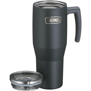 Produktbild für Thermobecher Thermos Refreshing series black mat, schwarz