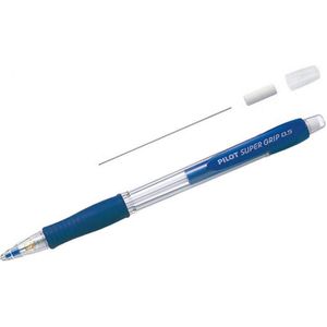 Produktbild für Druckbleistift Pilot Super Grip, blau-transparent, Kunststoff