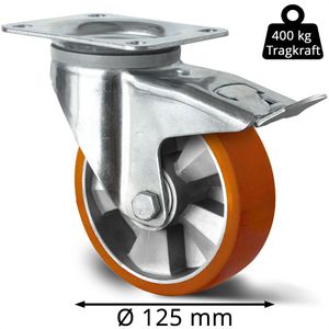 Produktbild für Schwerlastrolle CASCOO Serie BAU5, Lenkrolle
