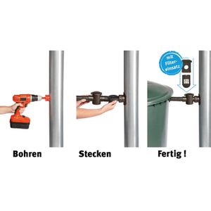 Produktbild für Regensammler Garantia Speedy, grau