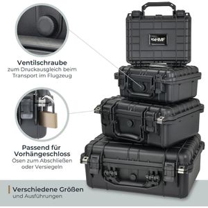 Produktbild für Transportkoffer HMF ODK100, abschließbar, aus Kunststoff