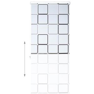 Produktbild für Duschrollo Relaxdays Square, (B/H) 80 x 240 cm