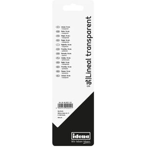 Produktbild für Lineal Idena 602052, 16 cm