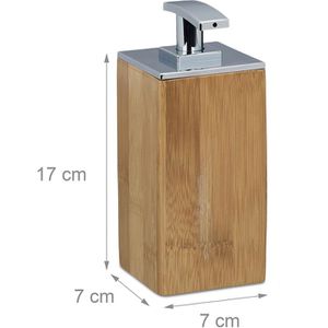 Produktbild für Seifenspender Relaxdays Bambus, 100205460