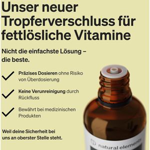 Produktbild für Vitamin-D natural-elements 50 ml, für 1700 Tropfen