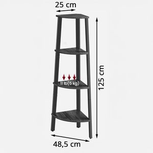 Produktbild für Bücherregal Vasagle LLS034B22, schwarz