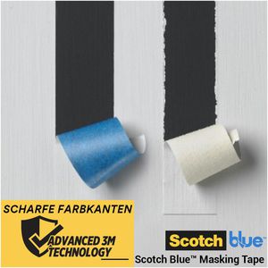 Produktbild für Kreppband Scotch Blue, Scharfe Linien