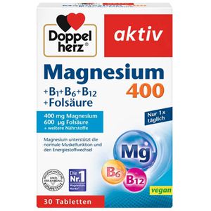 Magnesium Doppelherz aktiv, 30 Tabletten