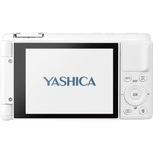 Produktbild für Kompaktkamera Yashica City 100 weiß, mit 2,8 Zoll Display