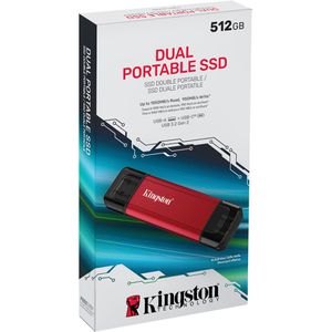 Produktbild für Festplatte Kingston Dual Portable SSD
