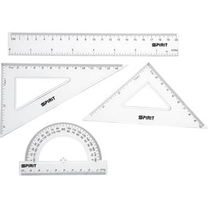 Produktbild für Geometrie-Set Spirit TTS 402627, 4-teilig