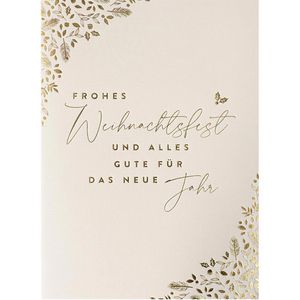 Produktbild für Weihnachtskarte Rössler-Papier Weihnachtsfest weiß