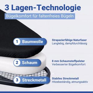 Produktbild für Bügelbrett Wenko Best Black