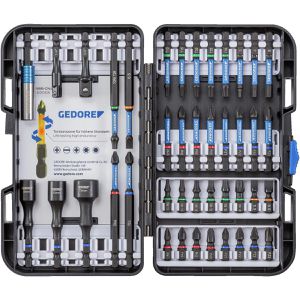 GEDORE Bitset 666-042, 3100316, 42-teilig, Schlitz, Kreuz, Torx