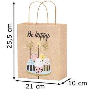 Produktbild für Geschenktüte Rössler-Papier 13691986000 Be Happy