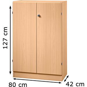 Produktbild für Aktenschrank Hammerbacher N-Serie, aus Holz