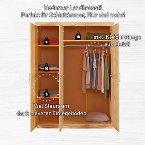 Produktbild für Kleiderschrank Inter-Link Pelle, kiefer