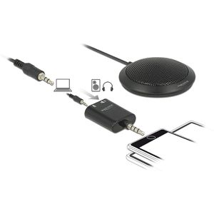 Produktbild für Mikrofon DeLock 65873, schwarz