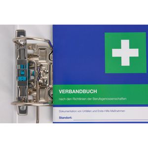 Produktbild für Verbandbuch Actiomedic 96680, gemäß DSGVO und DGUV