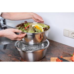 Produktbild für Seiher Gräwe mit Griffrand, aus Edelstahl