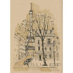 Produktbild für Kraftpapier Clairefontaine 975009C, braun, A2