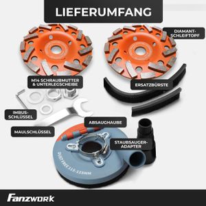 Produktbild für Absaughaube FANZWORK AS0022, mit Bürstenkranz