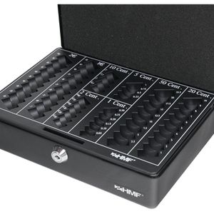 Produktbild für Geldkassette HMF 20802, mit Zylinderschloss