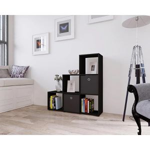 Produktbild für Bücherregal VCM Nitas, 912405, schwarz