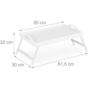 Produktbild für Serviertablett Relaxdays 10023232, eckig, 50x30cm