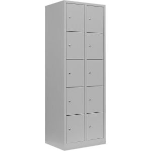 Produktbild für Schließfachschrank Lüllmann 520520, lichtgrau