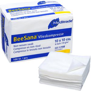 Vlieskompressen Meditrade BeeSana, 6-lagig, unsteril