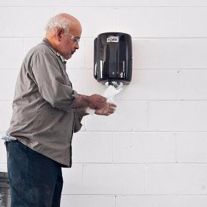 Produktbild für Putztuchrollenhalter Tork Maxi, 653008, W2