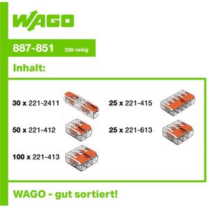 Produktbild für Verbindungsklemme Wago 887-851, L-Boxx Mini, Set
