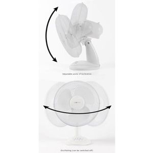 Produktbild für Ventilator Clatronic VL 3602, 263699, weiß, Ø 30cm