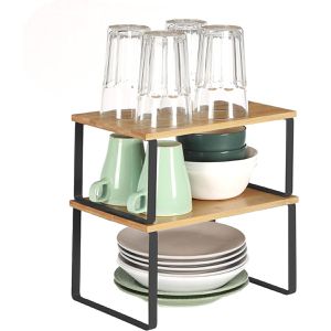 Küchenregal Songmics KCS02NB, braun, 2er Set