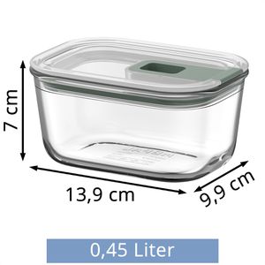 Produktbild für Frischhaltedose Mepal EasyClip, aus Glas