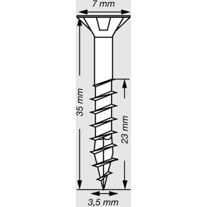 Produktbild für Schrauben-Dübel-Set Spax 4101880500252, Typ SD