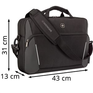 Produktbild für Laptoptasche Wenger XE Compact Brief, 653299, schwarz