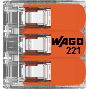 Produktbild für Verbindungsklemme Wago Compact, 221-413, 3 Leiter