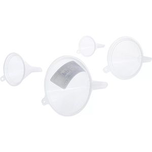 Produktbild für Trichter BGS-technic 70191, transparent, 4-teiliges Set