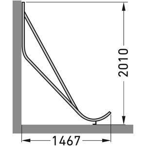 Produktbild für Fahrradständer WSM SW 6, Wandmontage