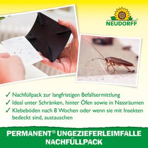 Produktbild für Klebefalle-Nachfüller Neudorff Permanent UngezieferLeimfalle