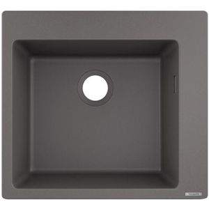 Produktbild für Spülbecken hansgrohe S51 S510-F450, Einzelbecken, steingrau