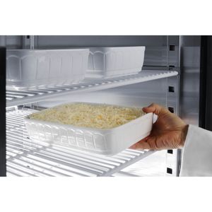 Produktbild für Auflaufform Hendi Rustica Ofenform, weiß, aus Porzellan