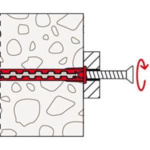 Produktbild für Schrauben-Dübel-Set Fischer 577391, HybridPower