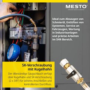 Produktbild für Ölabsaugpumpe Mesto 3273PS, mit SK-Verschraubung