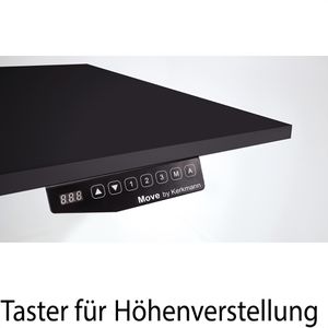 Produktbild für Empfangstheke Kerkmann Marino, gerade, eiche / anthrazit